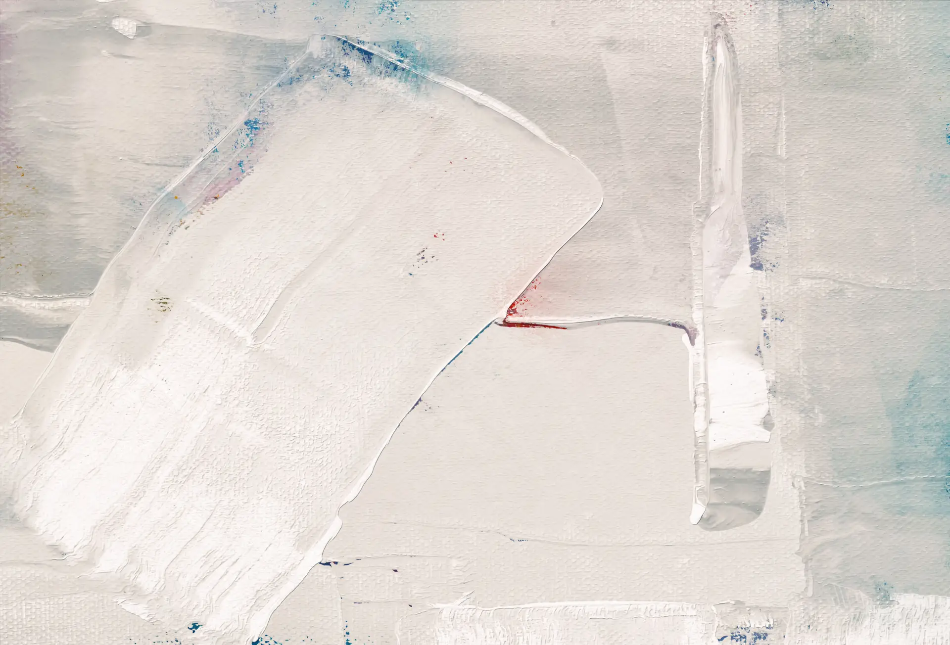 White Horizons abstract painting